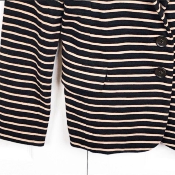 J.‎ Crew XXS Maritime Striped Blazer Business Career Womens - Picture 3 of 8